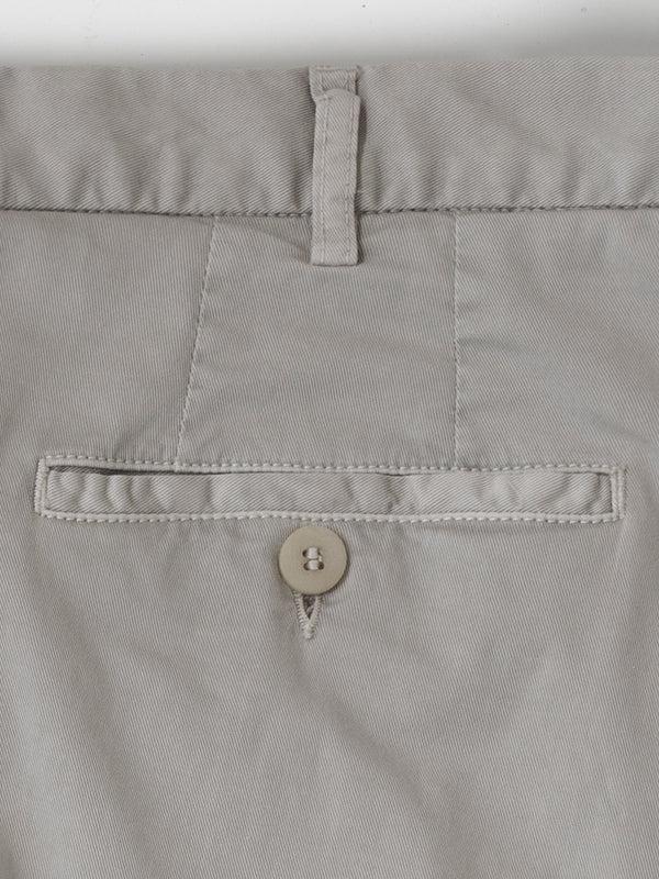 Rota Sport Summer Light beige cotton supima sport trousers 1 pleat Vendita Economica
