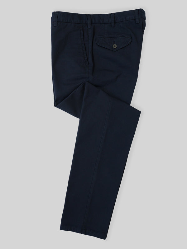 Rota Sport Summer Dark blue cotton supima sport trousers with flaps In Saldo