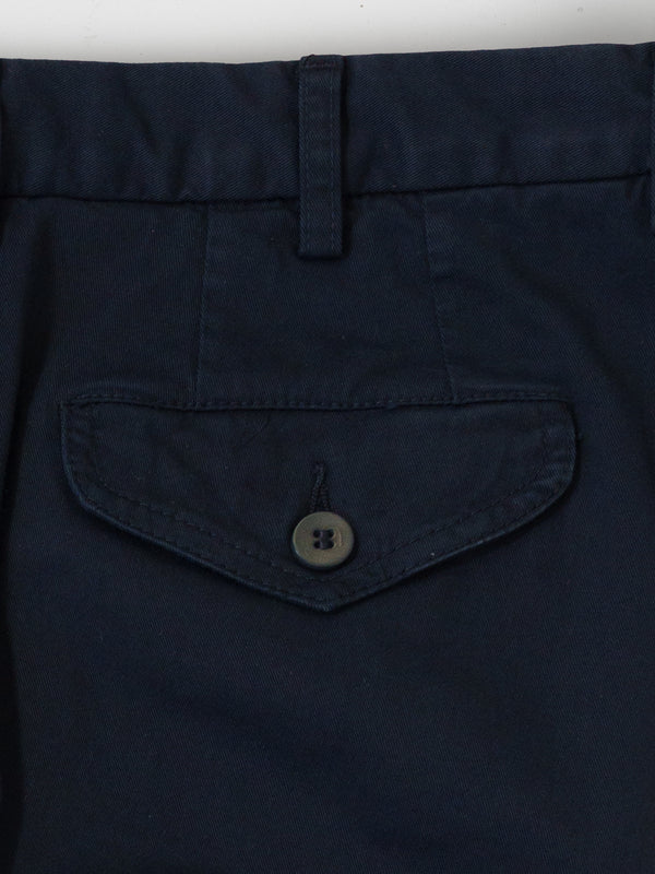 Rota Sport Summer Dark blue cotton supima sport trousers with flaps In Saldo