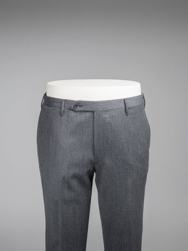 Rota Winter Dark grey pair of regular fit covert wool trousers