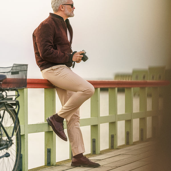 Rota Summer Light beige supima cotton trousers Promozione