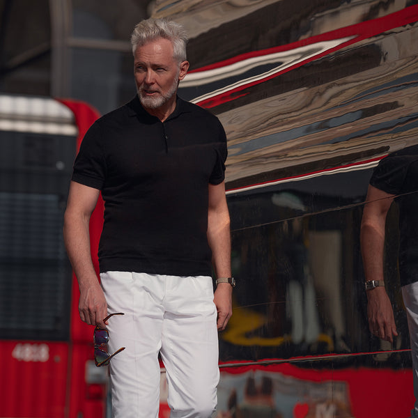 Rota Summer white supima cotton trousers Qualità Garantita