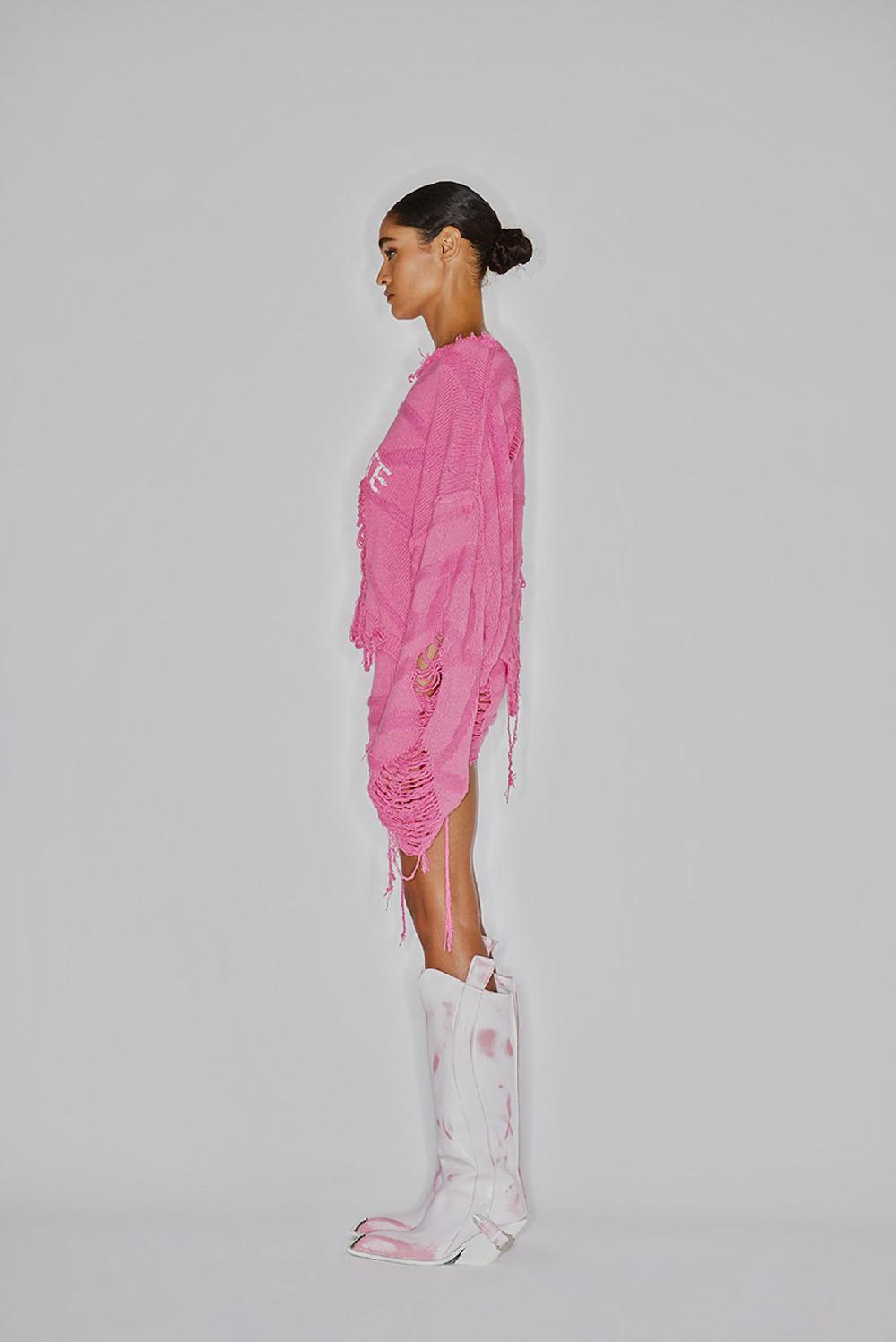 Ssheena Krafen — Maglione crop unisex Outlet