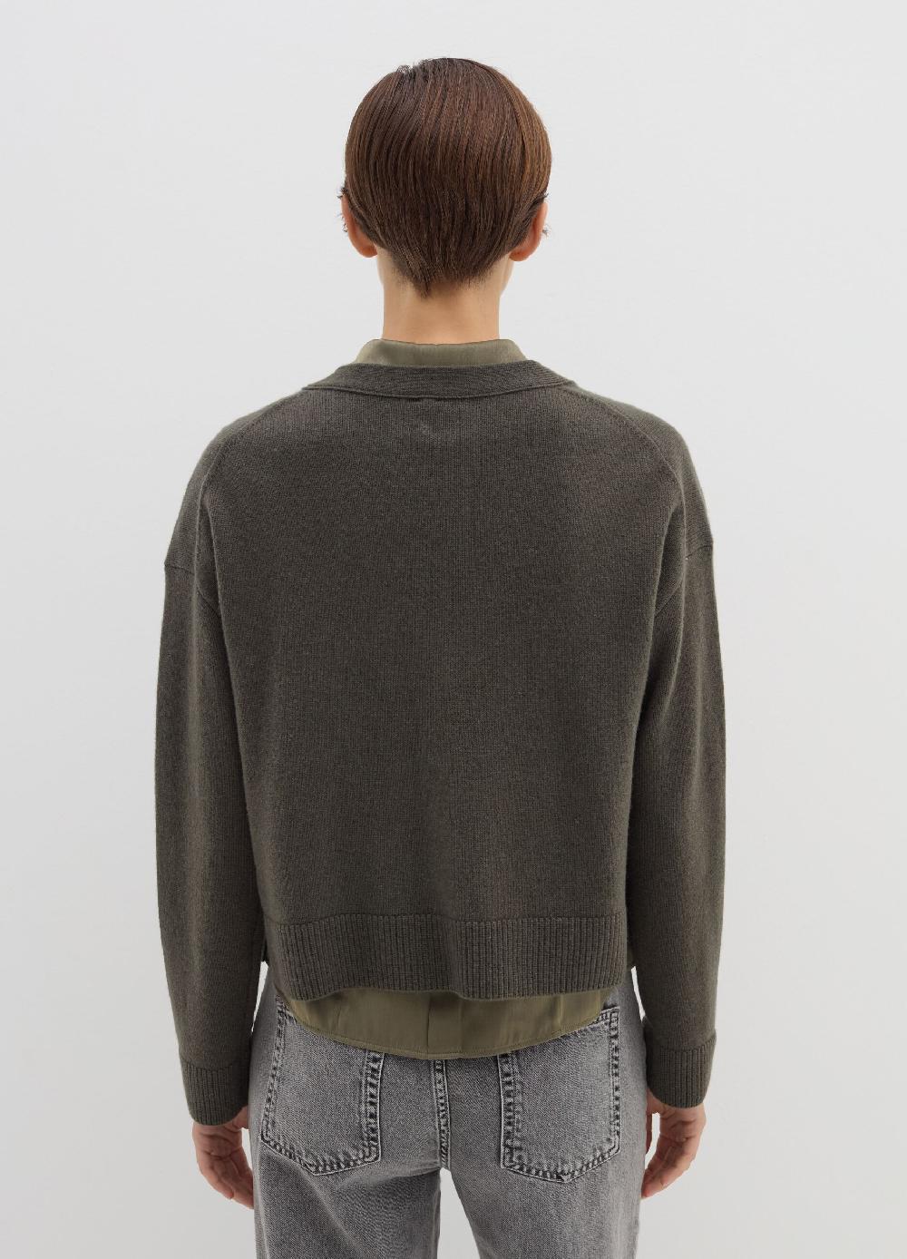Stefanel Cardigan in lana e cashmere con scollo a V 2025