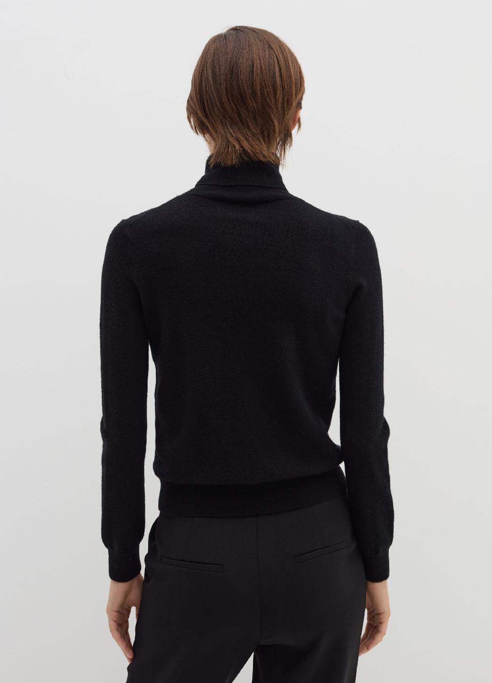 Stefanel Pullover in lana cardata a collo alto In Linea
