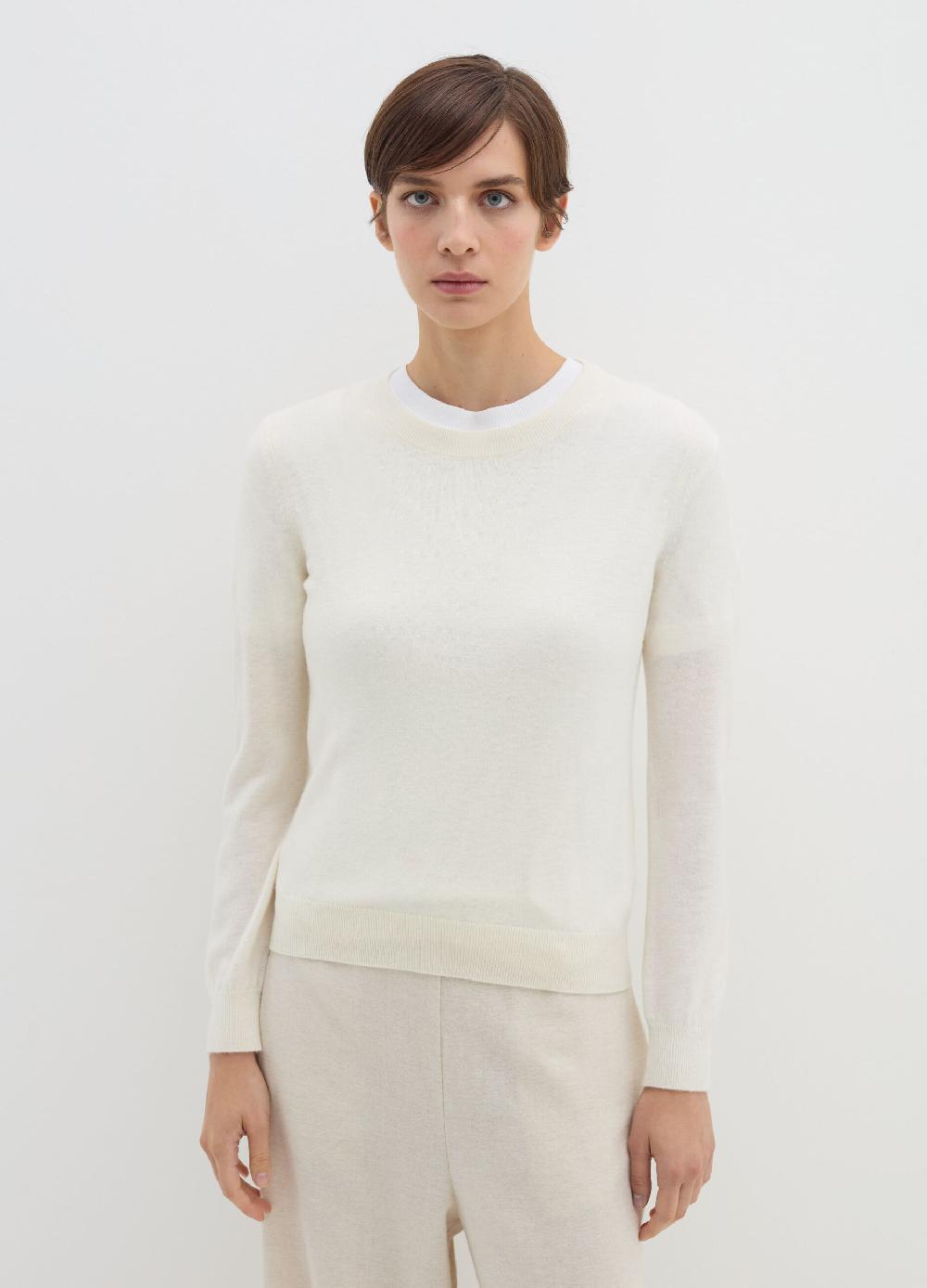 Stefanel Maglia in lana cardata con maniche lunghe Spedizione Gratuita
