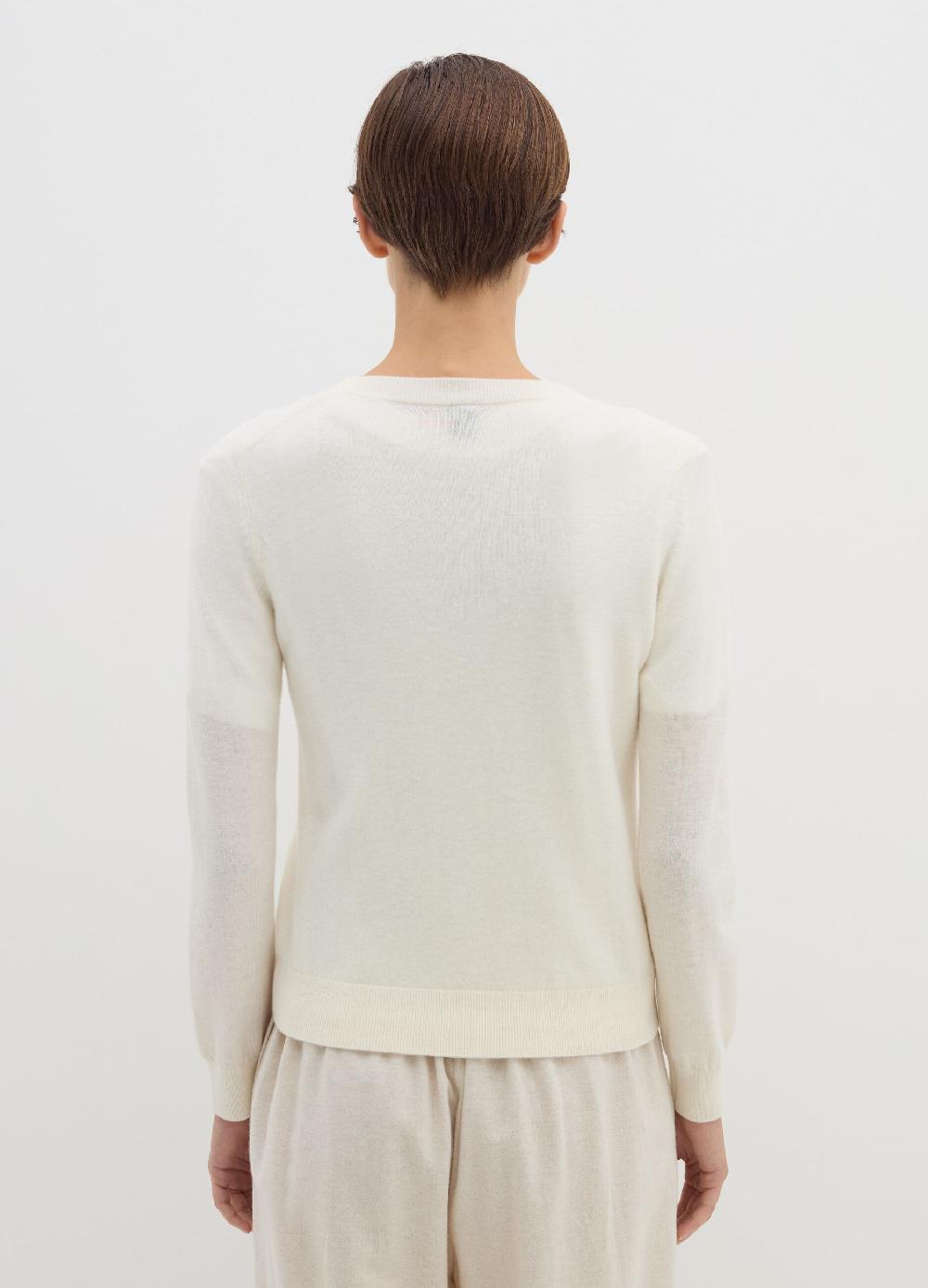 Stefanel Maglia in lana cardata con maniche lunghe Spedizione Gratuita