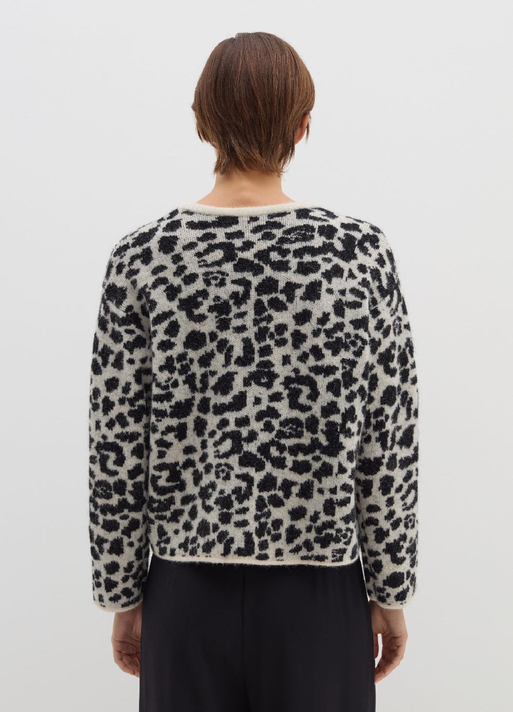 Stefanel Pullover con disegno jacquard animalier Qualità Garantita