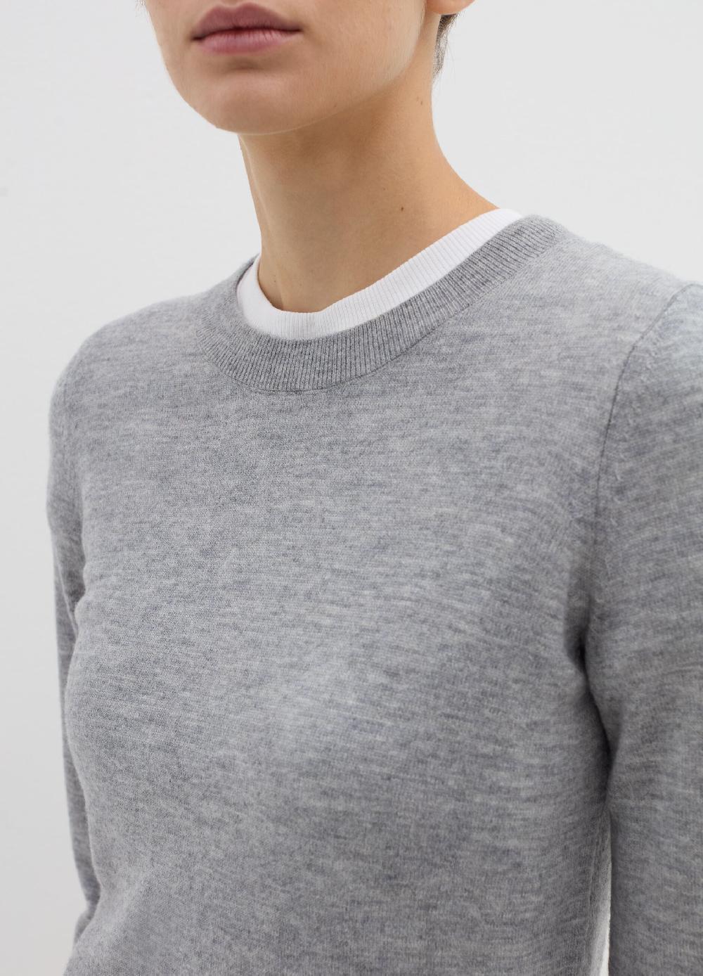 Stefanel Maglia in lana cardata con maniche lunghe Acquista Ora