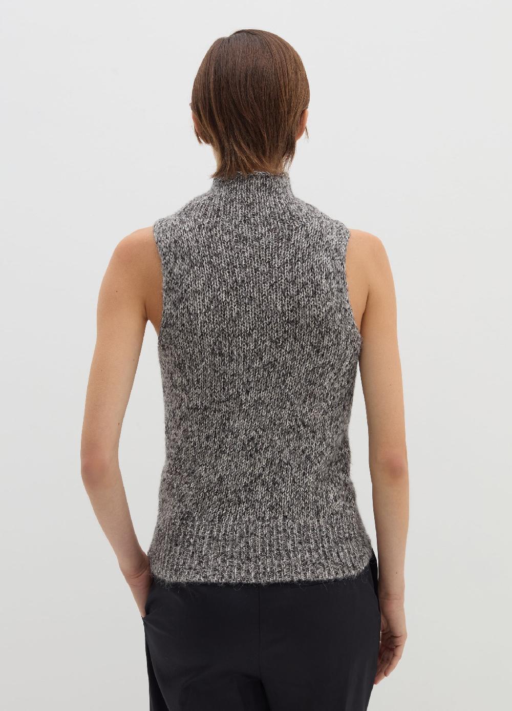 Stefanel Tank top a collo alto effetto mouline Promozione Limitata