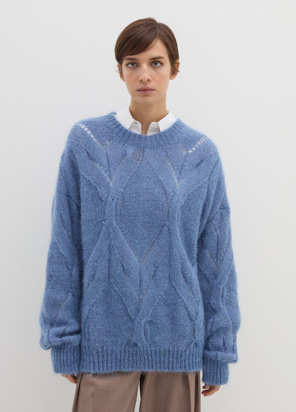 Stefanel Pullover oversize tricot con lurex Fino Al -60%