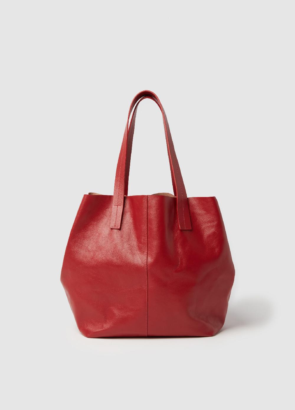 Stefanel Borsa shopper in pelle Convenienza