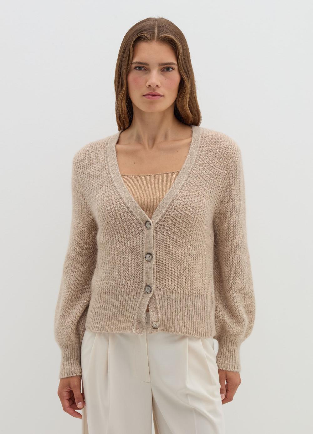Stefanel Cardigan in lurex con scollo a V Promozione Limitata