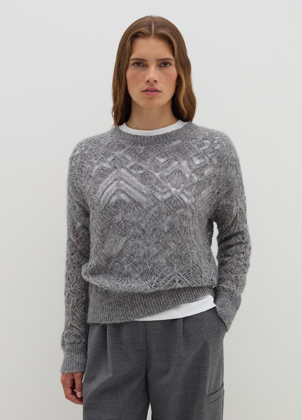 Stefanel Pullover traforato con lurex Fino Al -60%