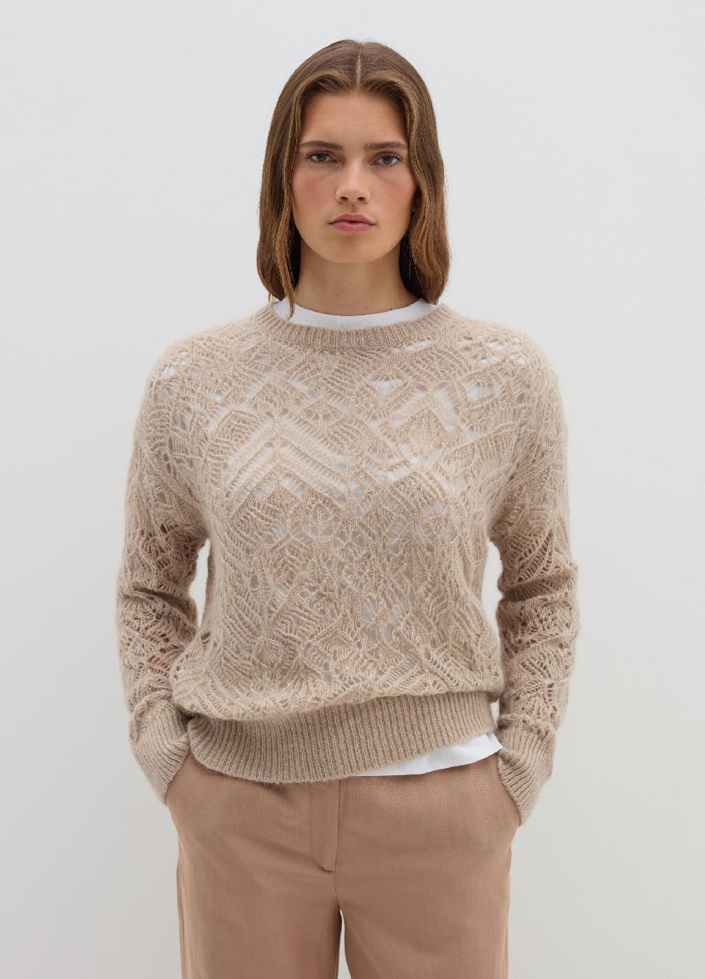 Stefanel Pullover traforato con lurex Comprare a buon mercato