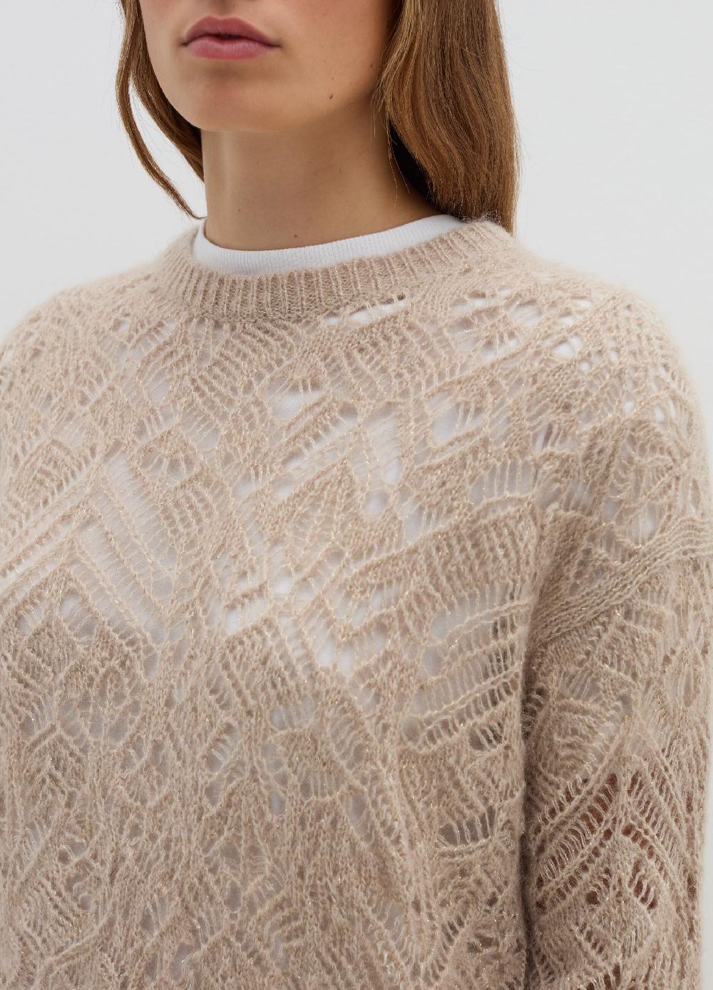 Stefanel Pullover traforato con lurex Comprare a buon mercato