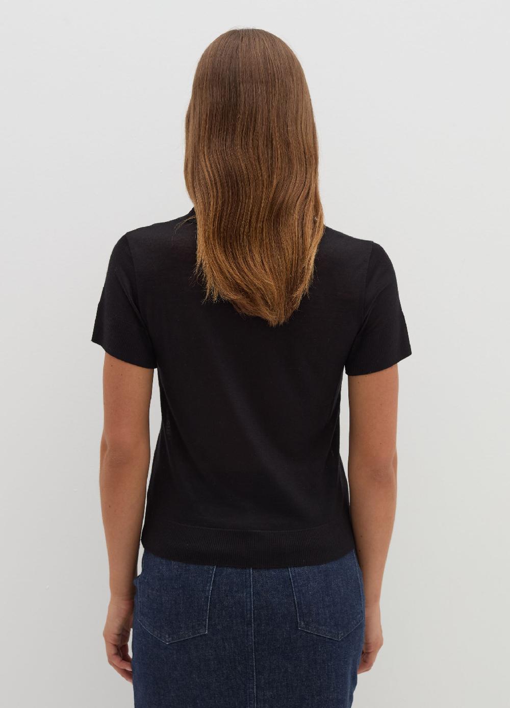 Stefanel T-shirt in lana e Lyocell Economico