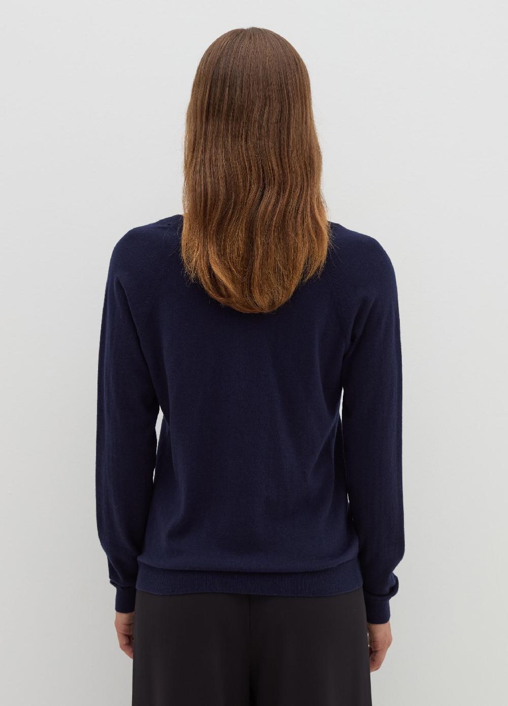 Stefanel Pullover in lana cotone e cashmere scollo a V Offerta San Valentino