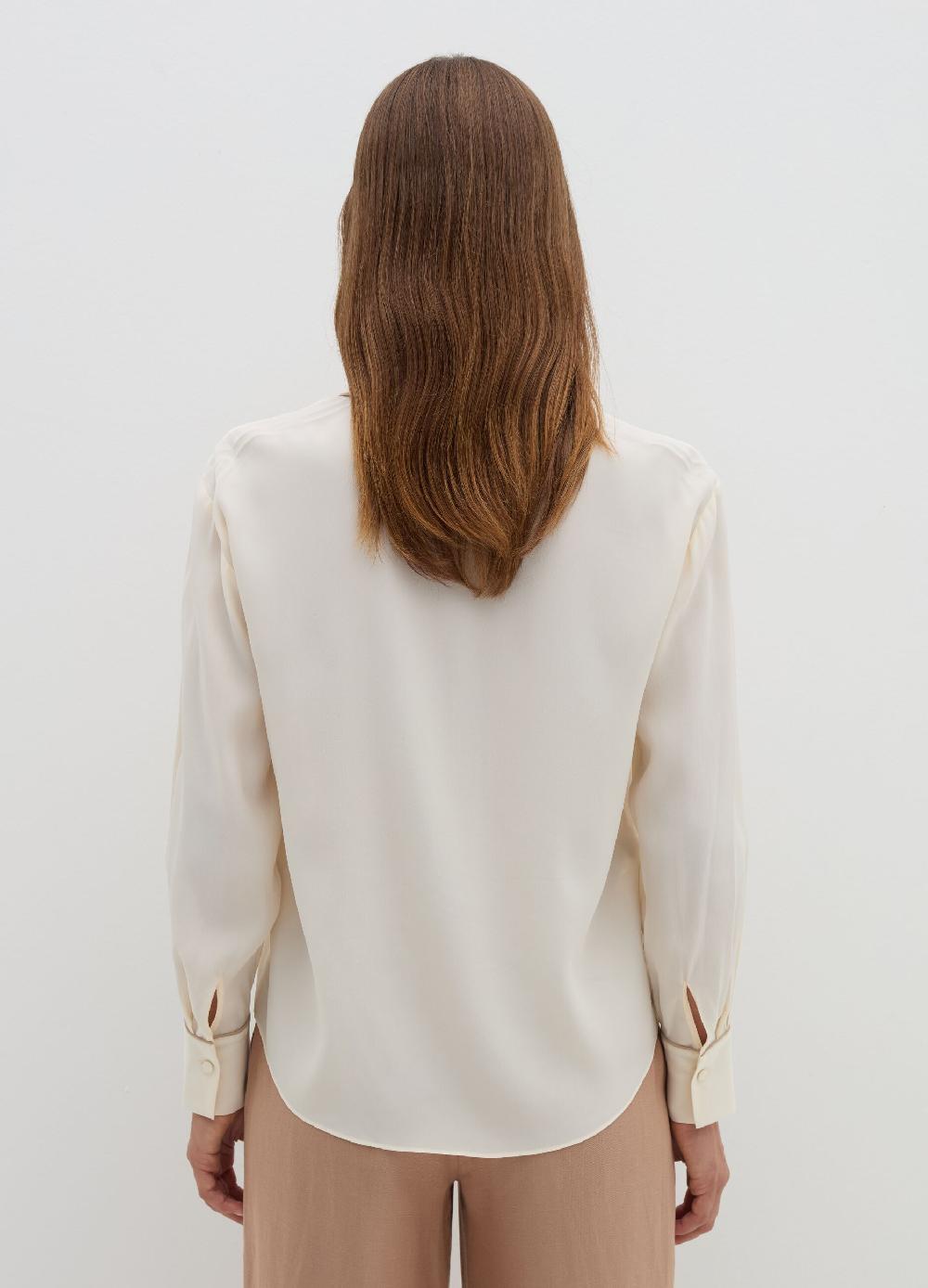 Stefanel Camicia loose fit con piping a contrasto I Più Venduti