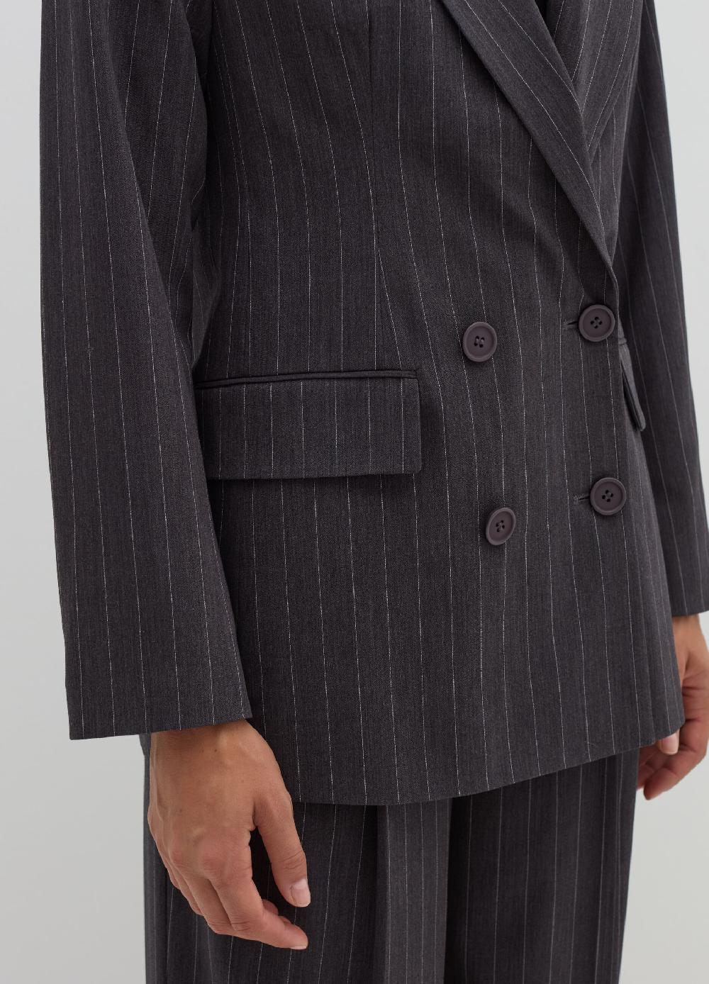 Stefanel Blazer gessato doppiopetto Italy