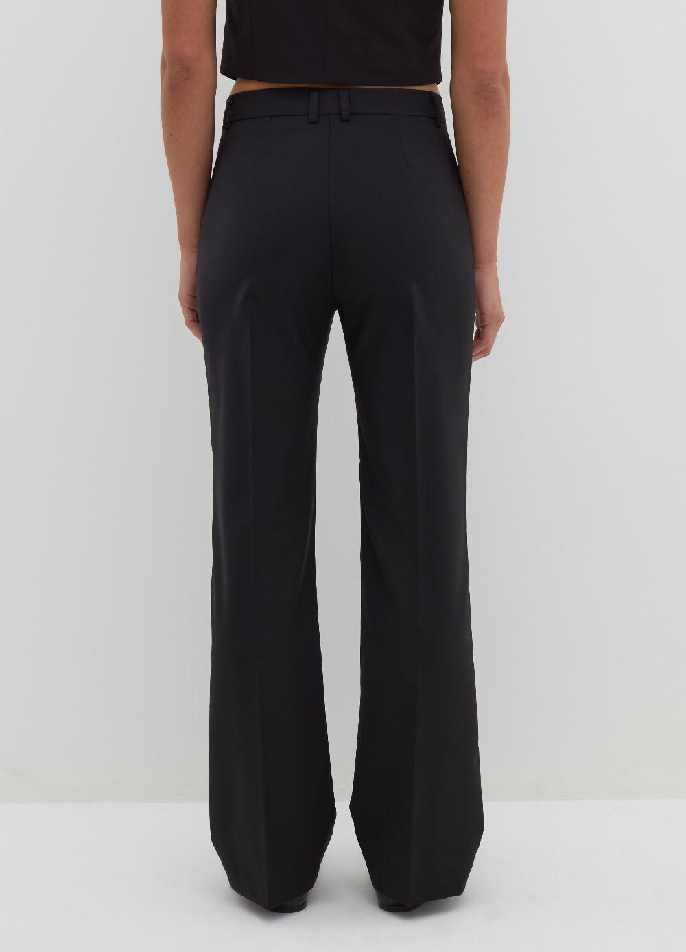 Stefanel Pantalone straight fit in fresco lana Pezzi Unici