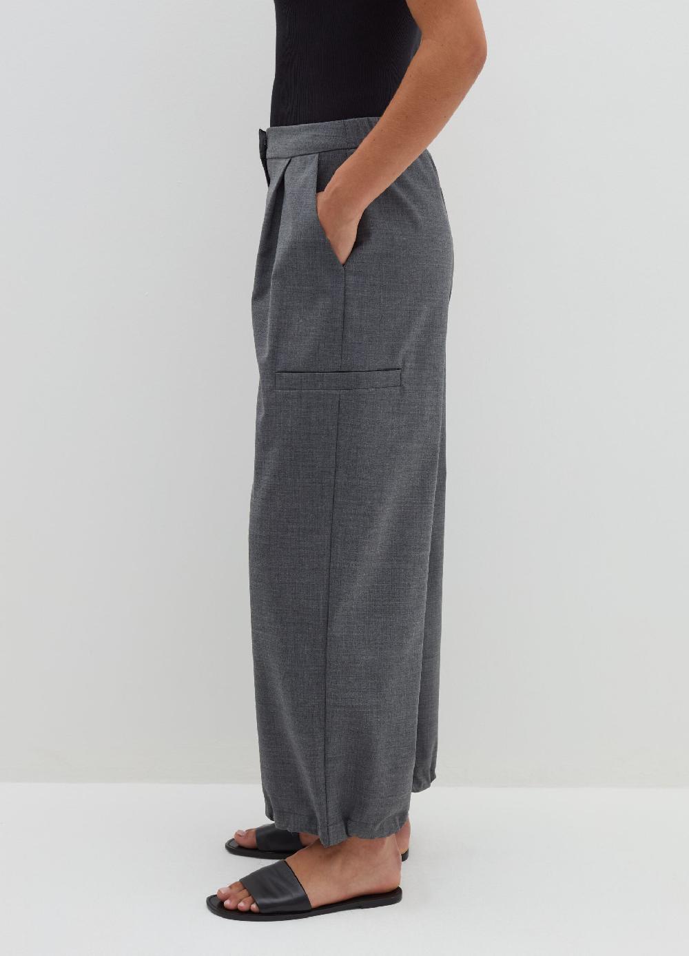 Stefanel Pantalone a gamba larga in fresco lana Negozi Online