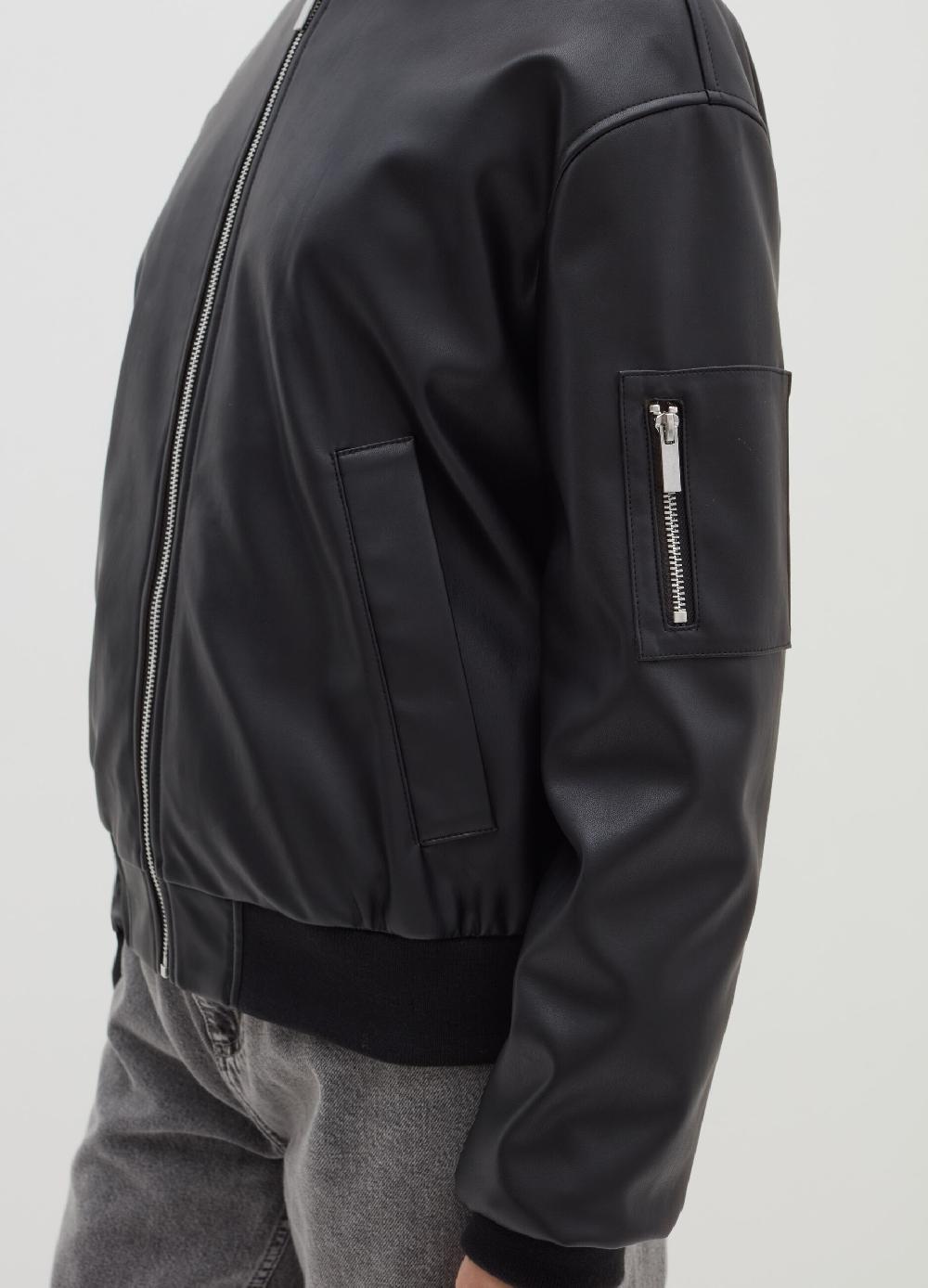 Stefanel Bomber full-zip effetto lucido Consegna Veloce