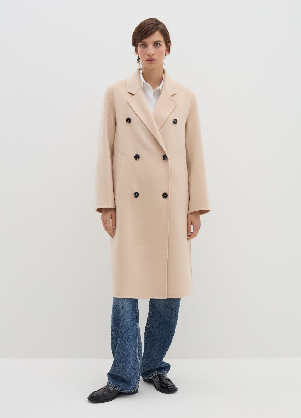 Stefanel Cappotto lungo doppiopetto in panno Shopping Online