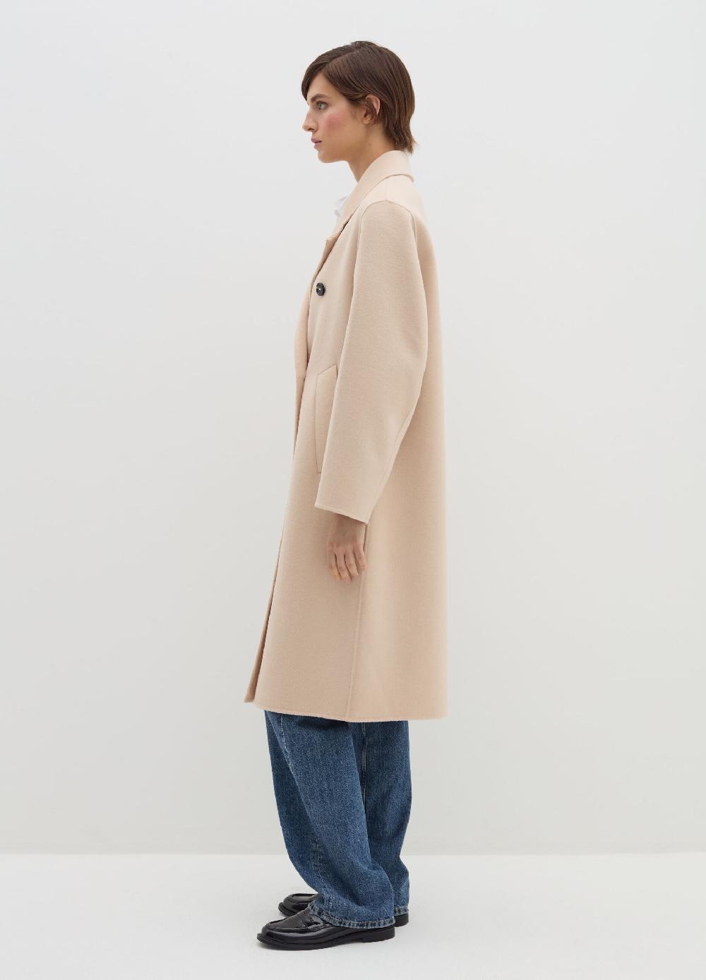 Stefanel Cappotto lungo doppiopetto in panno Shopping Online