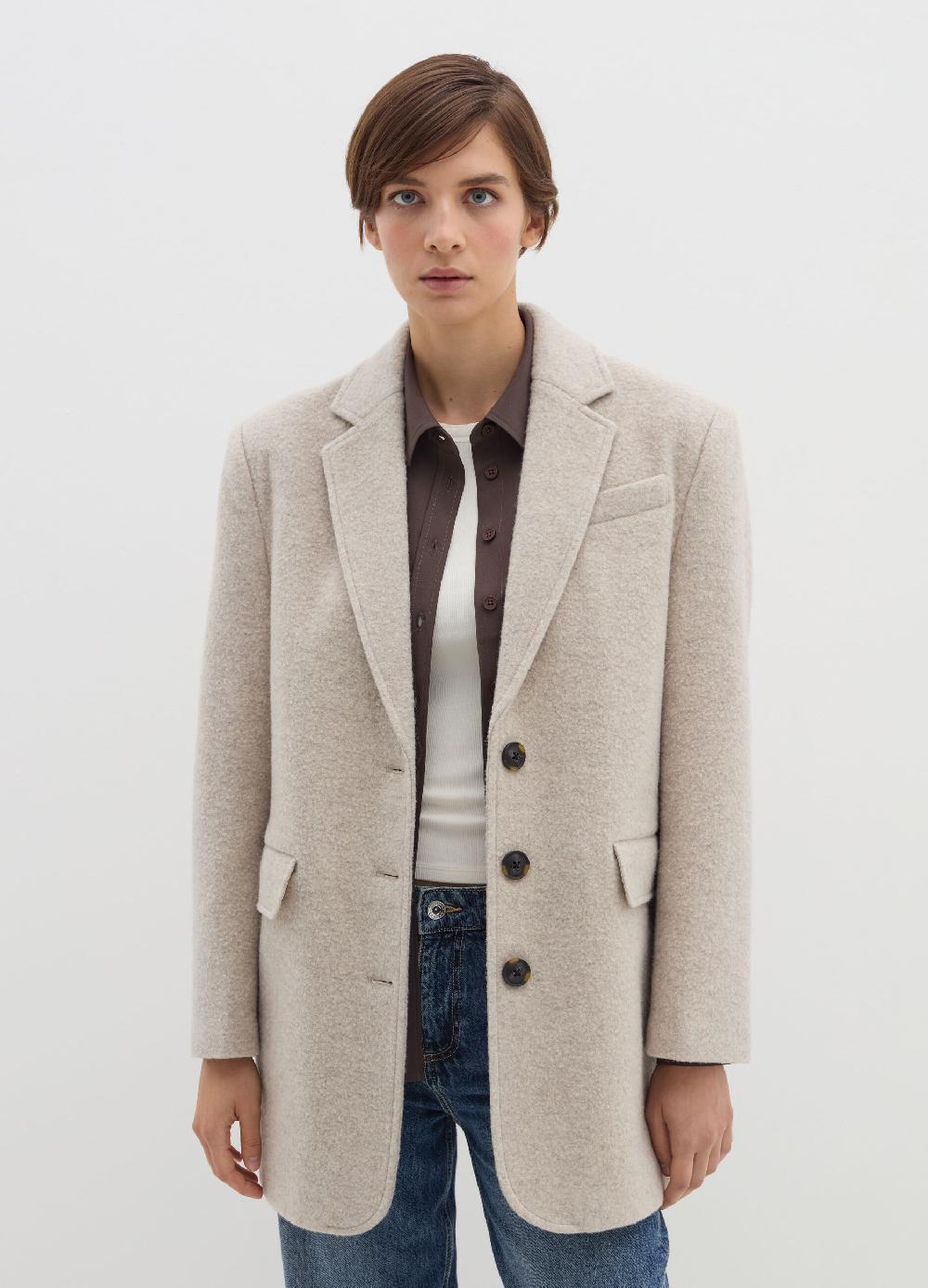 Stefanel Cappotto sette ottavi in panno Sottocosto