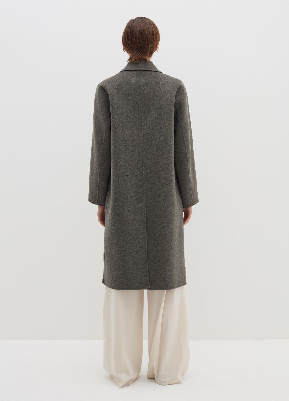 Stefanel Cappotto lungo doppiopetto in panno Sconto