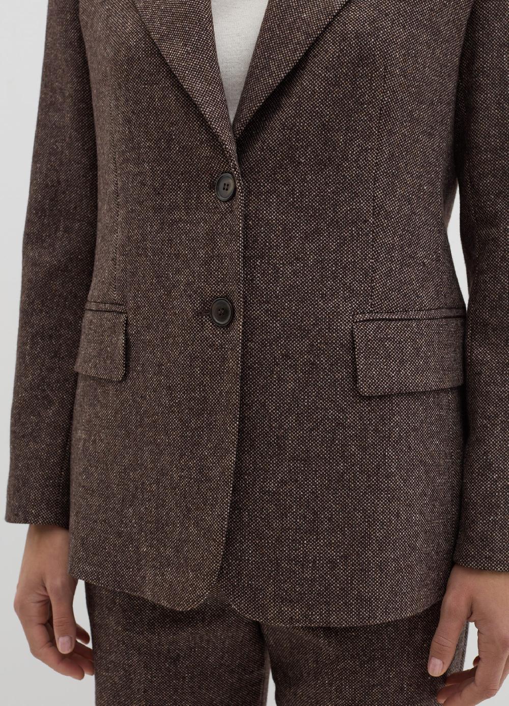 Stefanel Blazer monopetto in tweed In Vendita