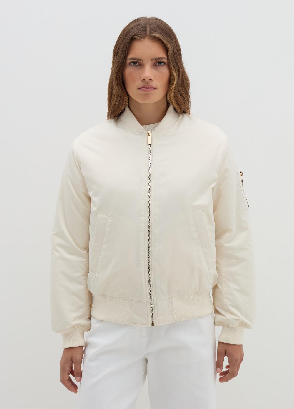 Stefanel Bomber full-zip effetto satin Saldi