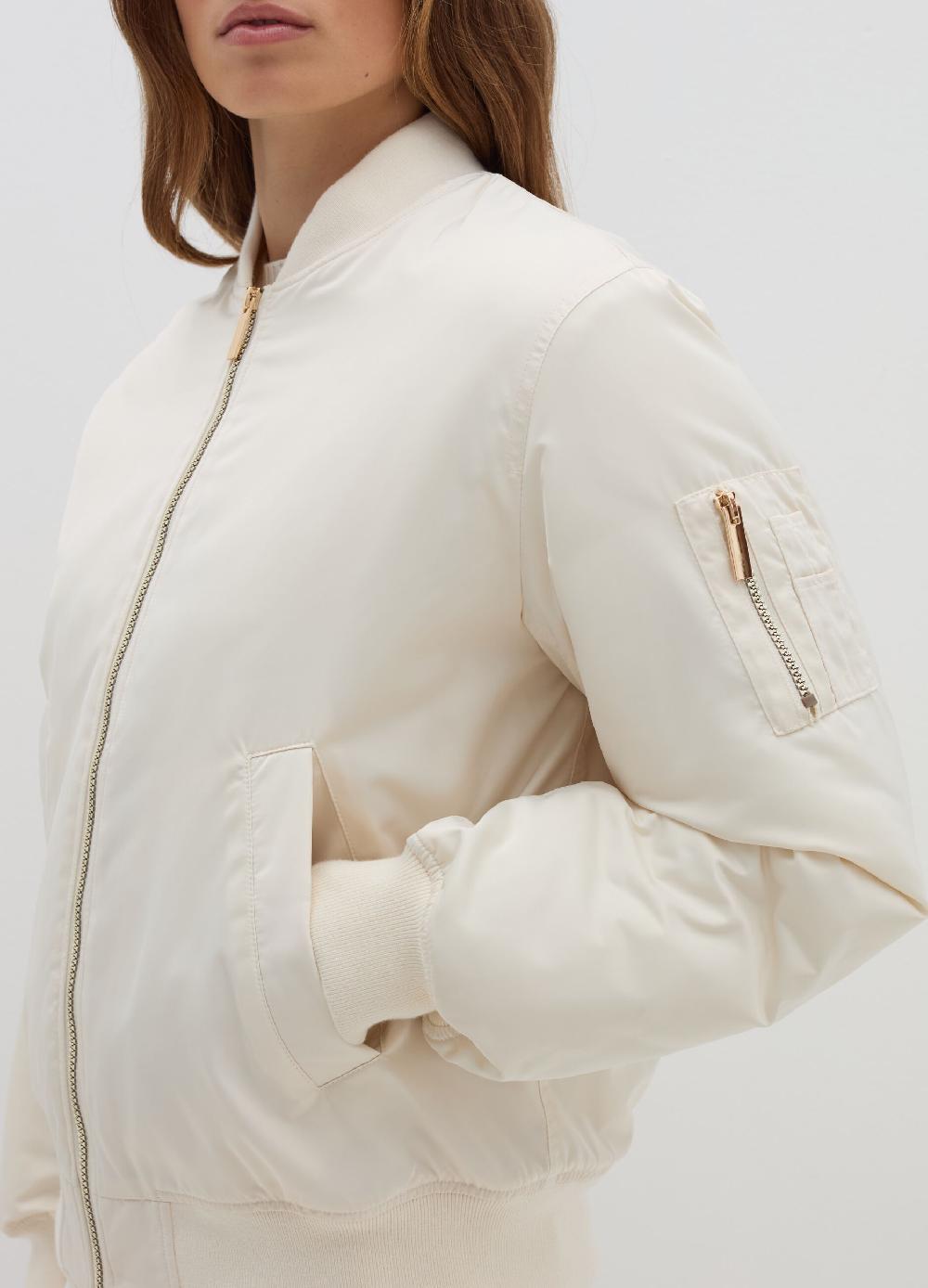 Stefanel Bomber full-zip effetto satin Saldi