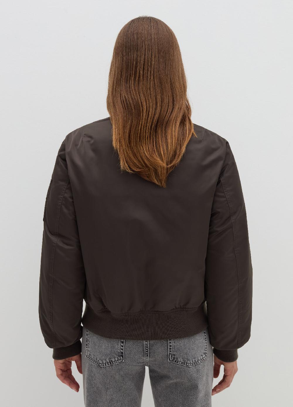 Stefanel Bomber full-zip effetto satin Vendita Calda
