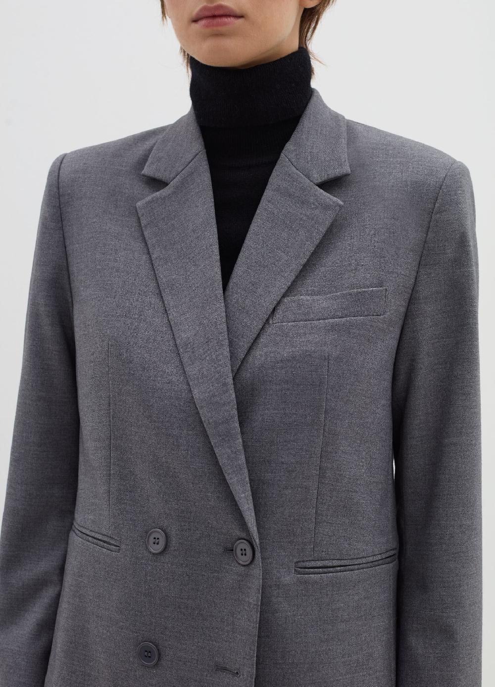 Stefanel Blazer doppiopetto in flanella Vendite Flash