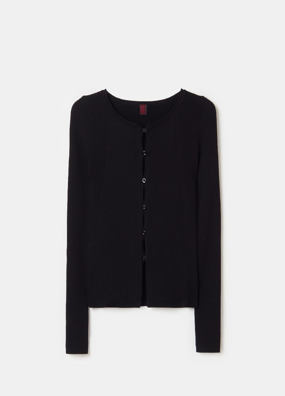 Stefanel Cardigan in crêpe con dettagli cut out 2025