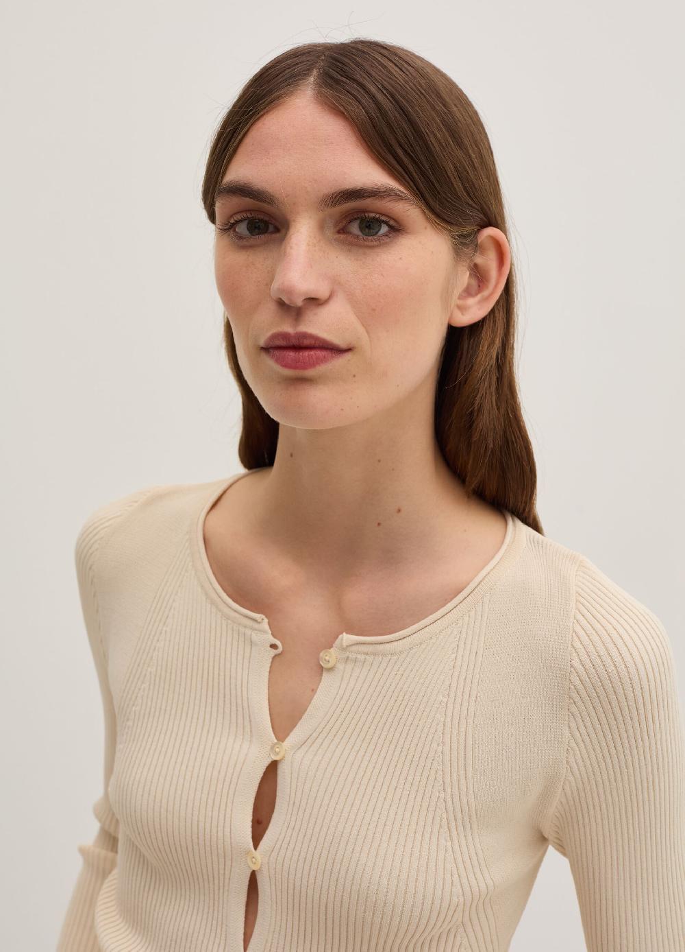 Stefanel Cardigan in crêpe con dettagli cut out Italia