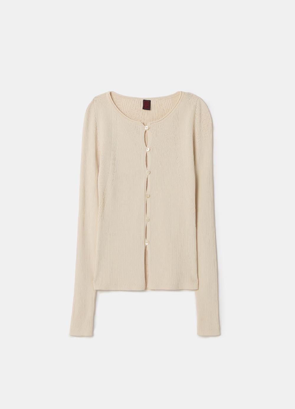 Stefanel Cardigan in crêpe con dettagli cut out Italia