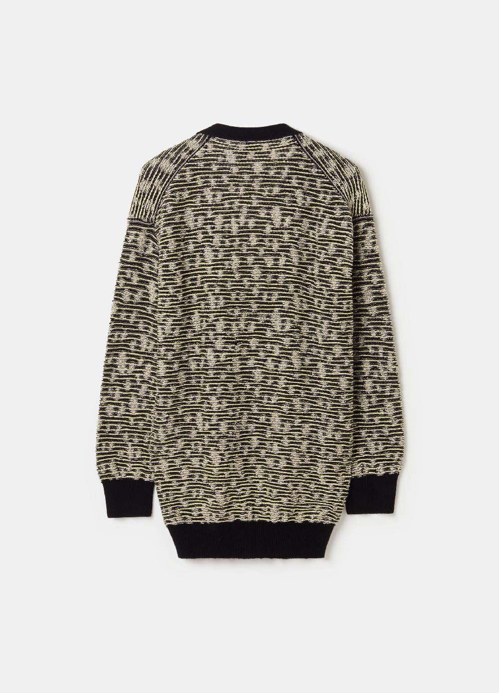 Stefanel Cardigan jacquard con scollo a V 2025