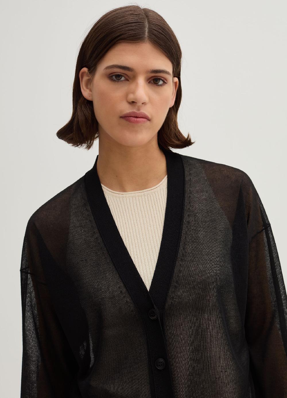 Stefanel Cardigan effetto trasparenza Qualità Garantita