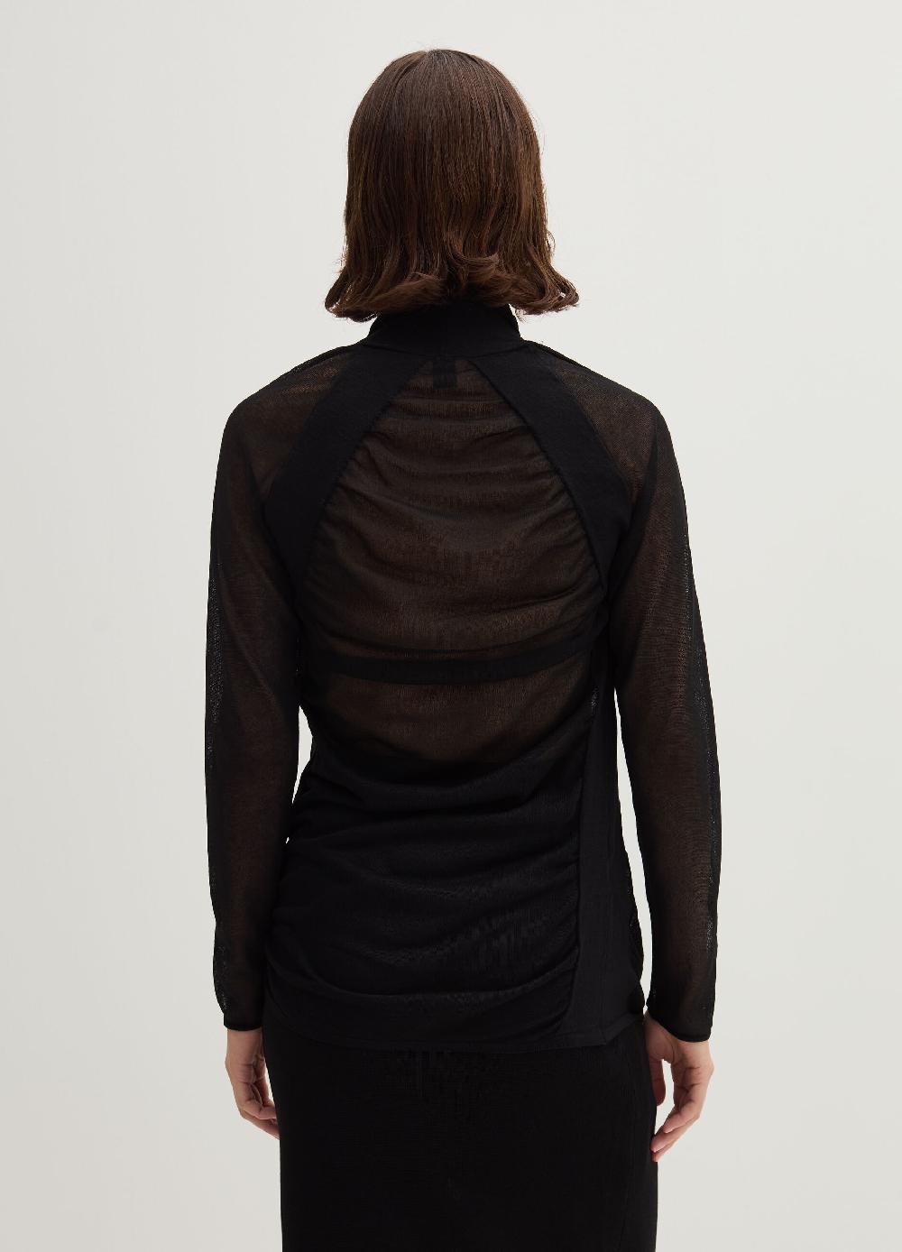 Stefanel Maglia effetto trasparenza con maniche raglan Negozi Online