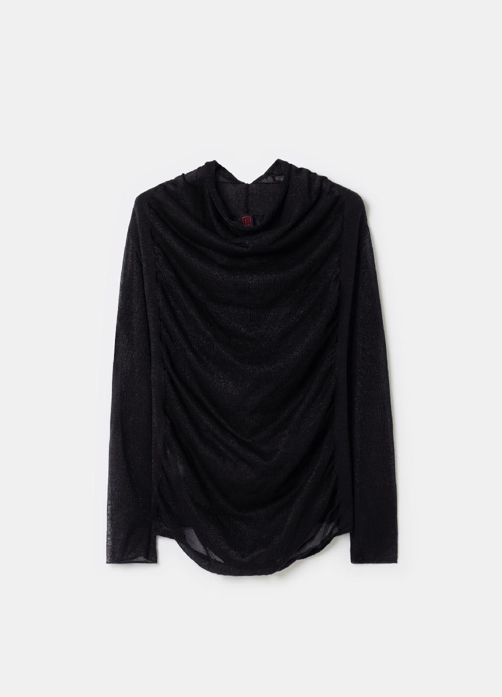 Stefanel Maglia effetto trasparenza con maniche raglan Negozi Online
