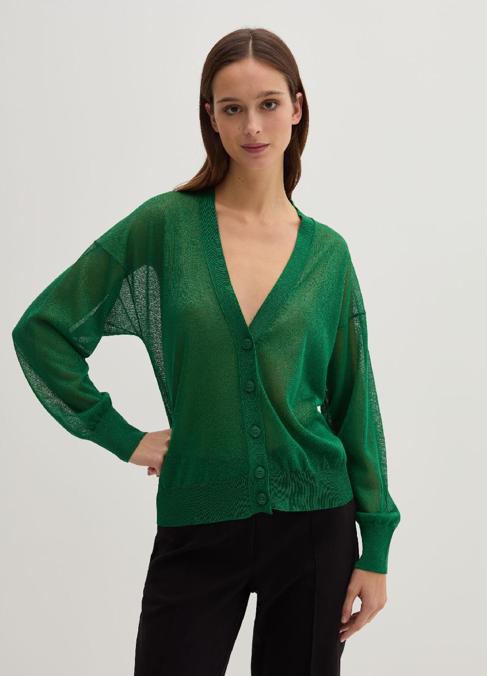 Stefanel Cardigan effetto trasparenza Sottocosto
