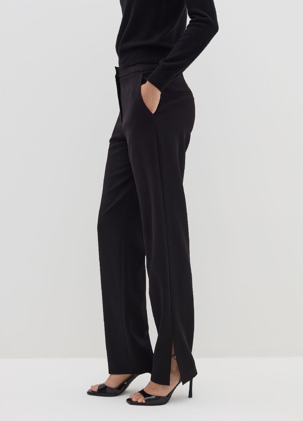 Stefanel Pantalone flare fit in poly stretch Offerte