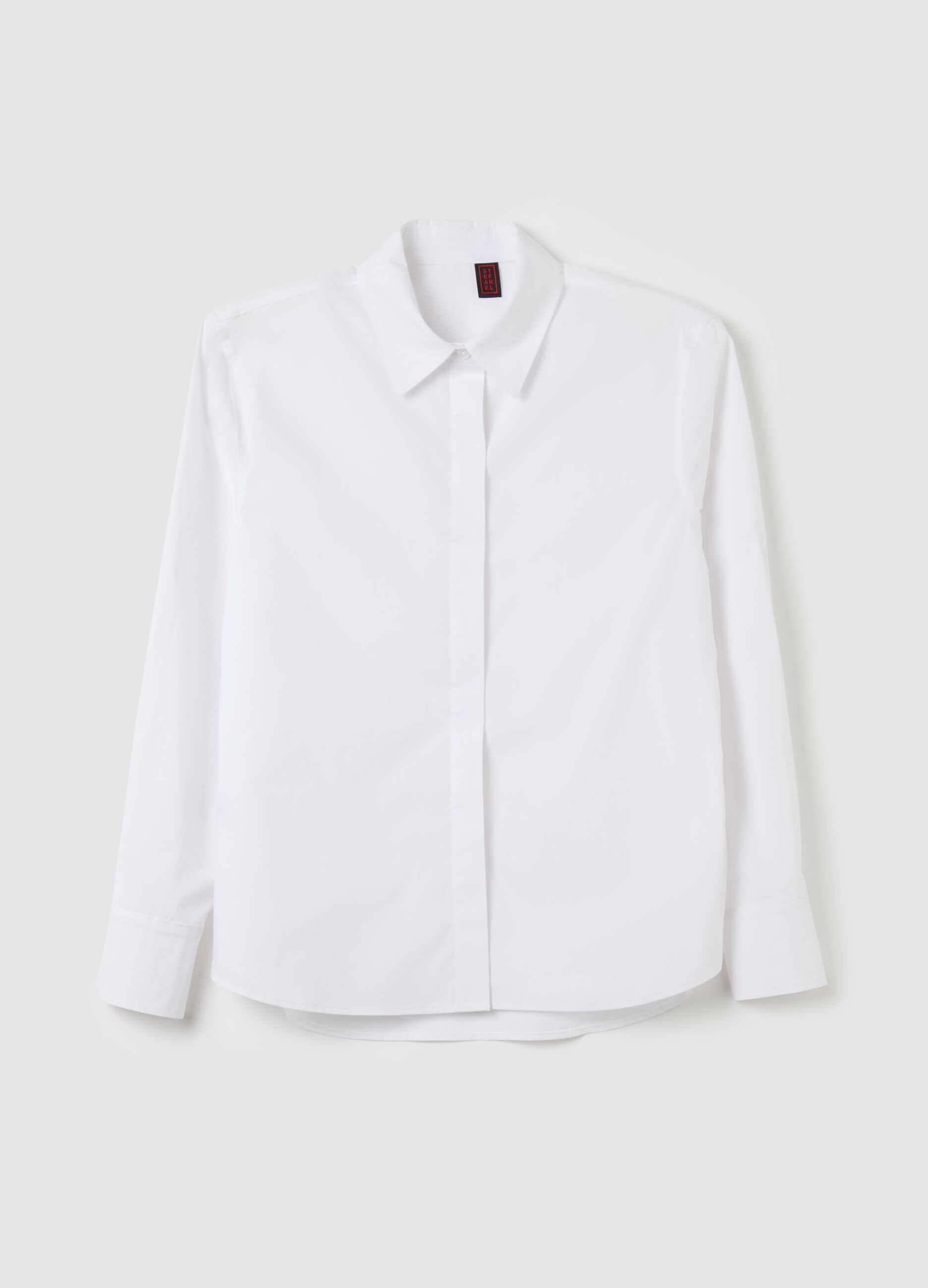 Stefanel Camicia regular fit in popeline Offerta speciale