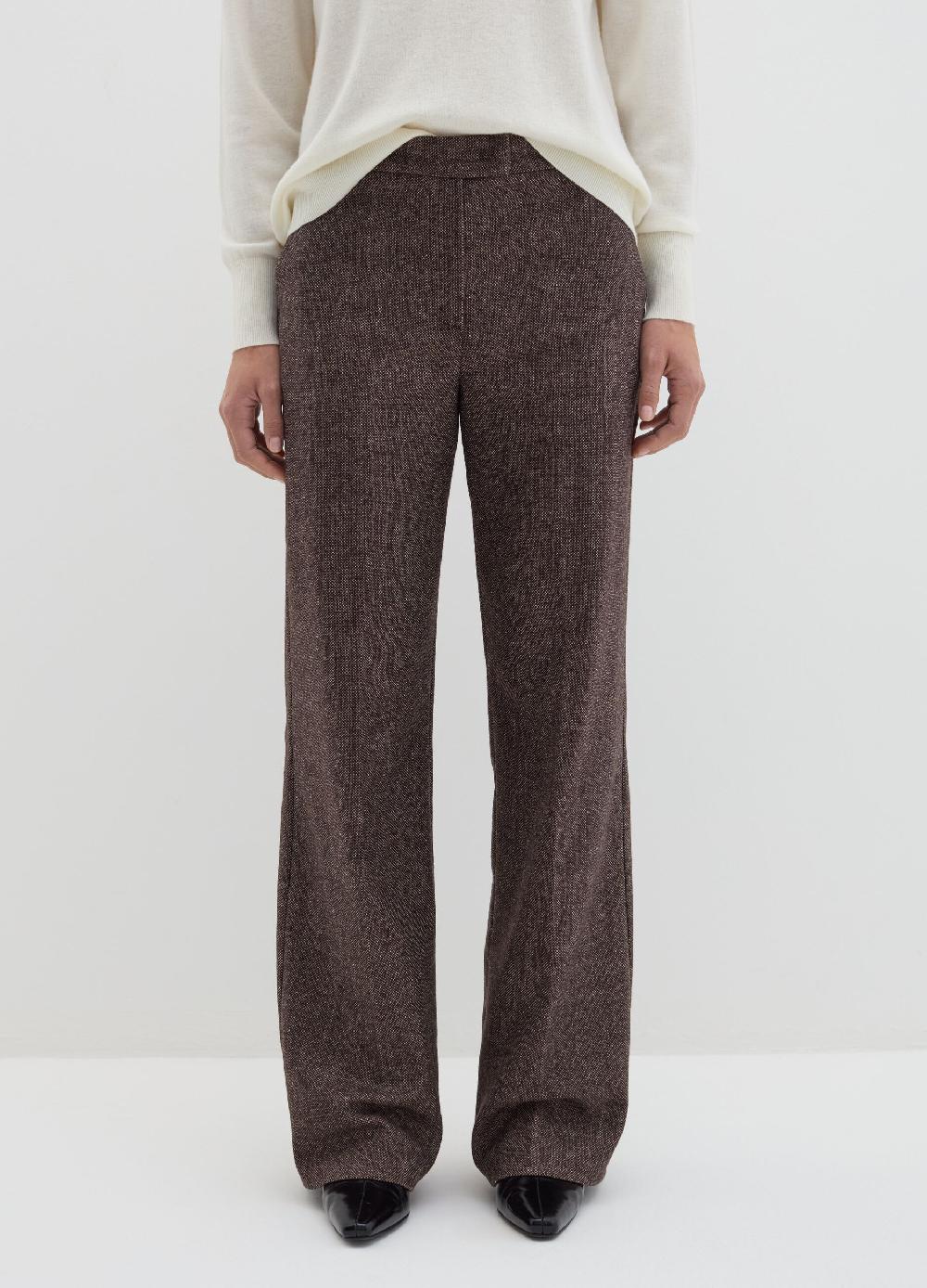 Stefanel Pantalone palazzo in tweed Italia