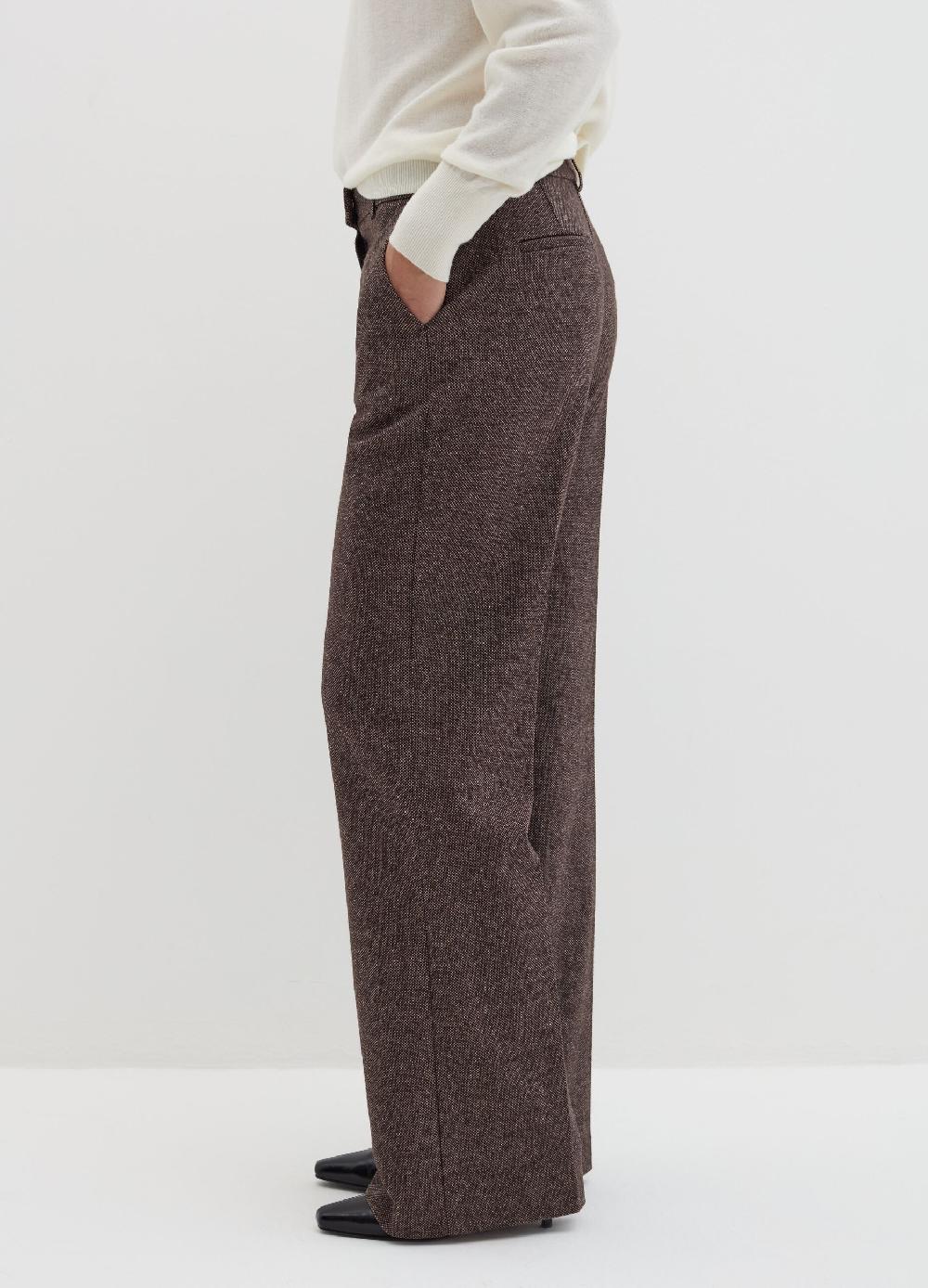 Stefanel Pantalone palazzo in tweed Italia