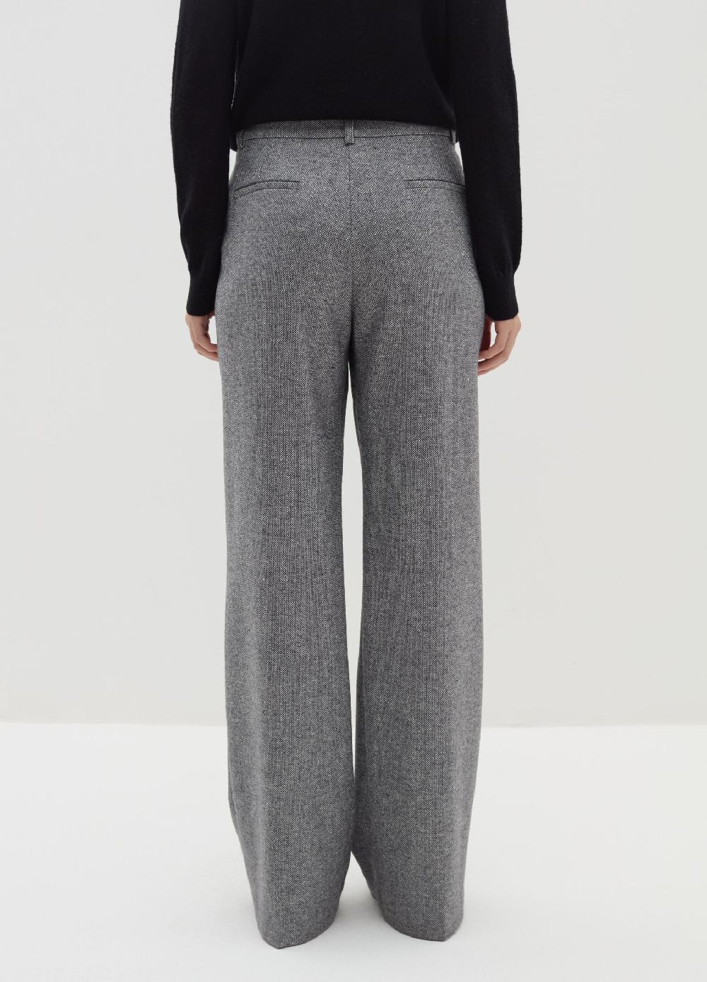 Stefanel Pantalone palazzo in tweed In Linea
