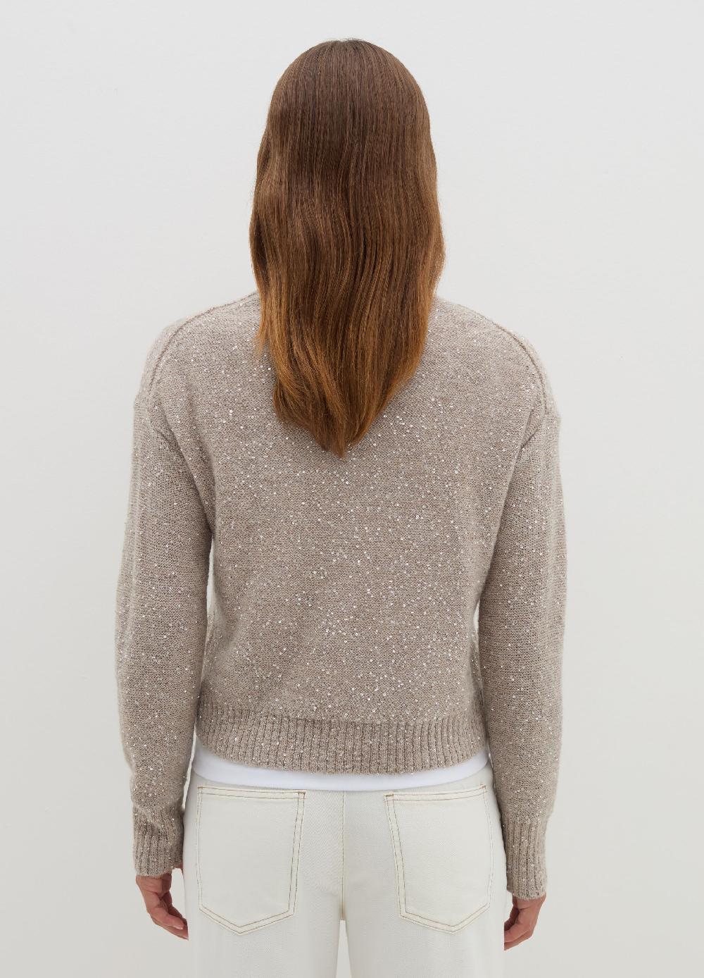 Stefanel Pullover in mohair con micro paillettes Negozi Online